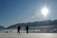 Eislaufen am Weißensee